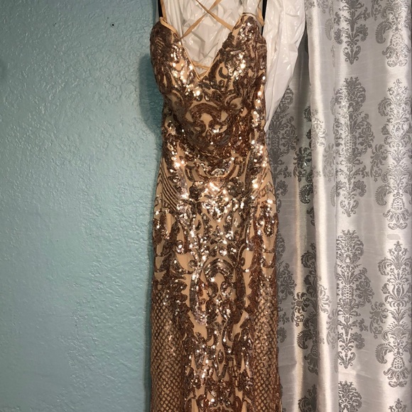 Dresses & Skirts - Rose Gold Prom Dress Dresses & Skirts - Rose Gold Prom Dress